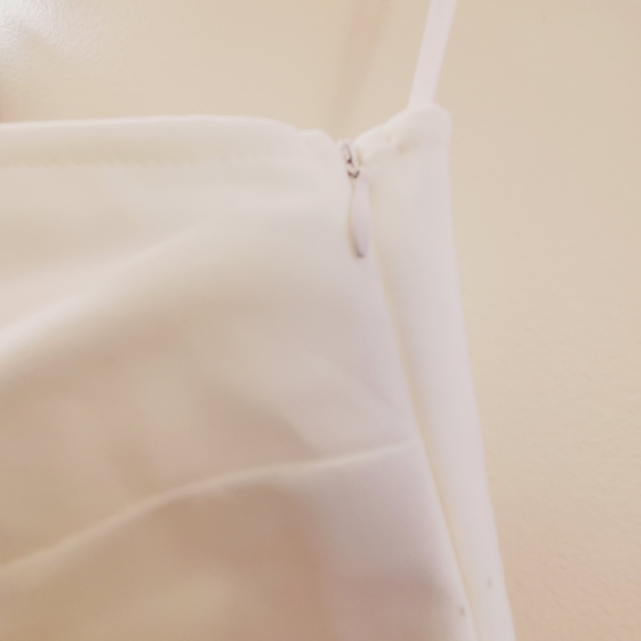 JF Lefon one shoulder tank with metal embellishments with size zipper, MD, NWT - Picture 6 of 12